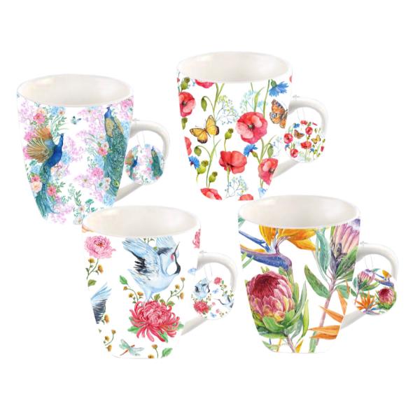 Garden Dreams New Bone Mug - 340ml