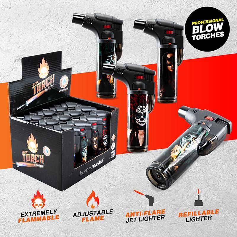 Sexy Ladies Design Refillable Blow Torch Gas Lighter - 7cm x 12cm - Image 3