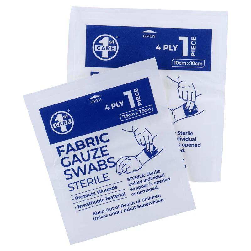 6 Pack Fabric Gauze Dressing Swab Non Adhesive Sterile - Image 4