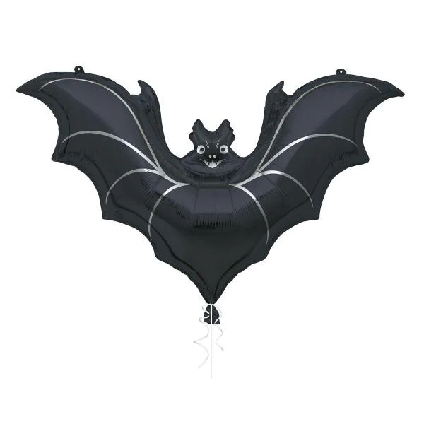 GIANT BLACK BAT FOIL BALLOON