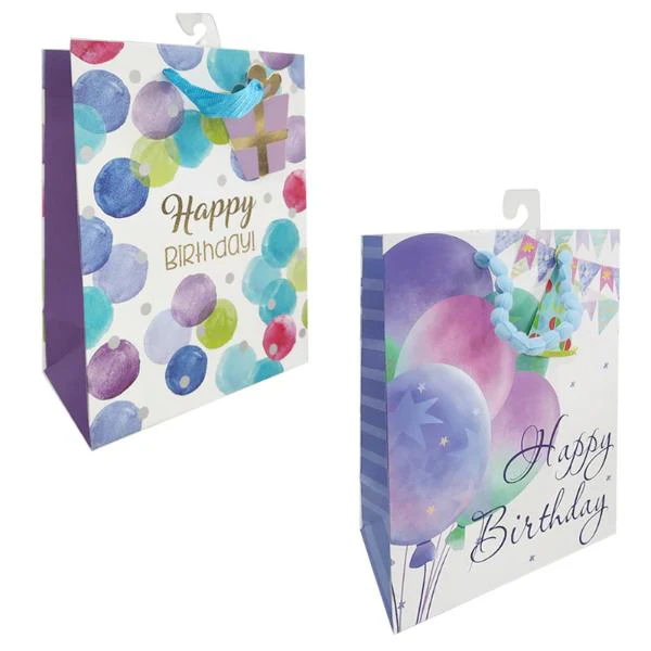 Birthday Balloons Gift Bag - 33cm x 45cm x 12.7cm