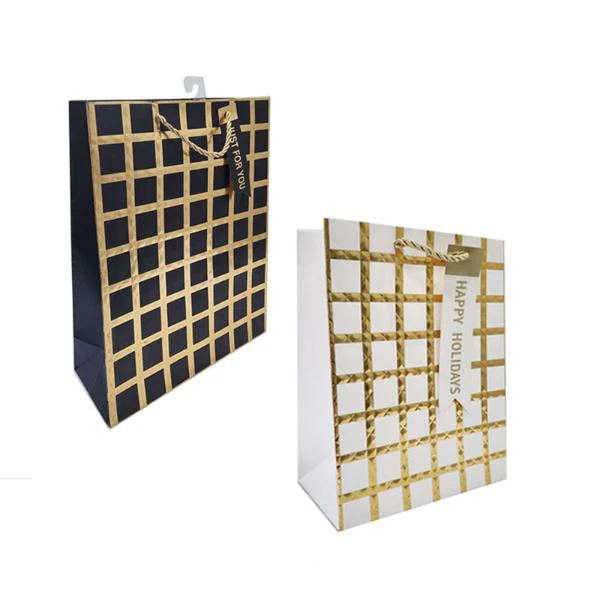 Gift Bag Emboss+HotStamping 23*18*10CM