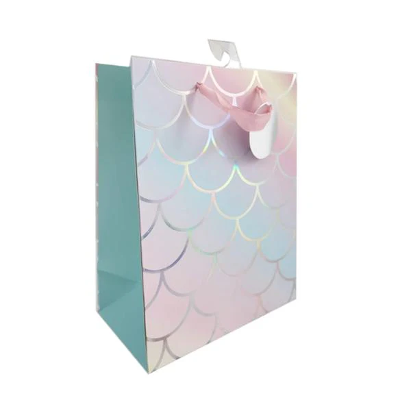 Mermaid Pattern Gift Bag - 26cm x 32cm x 10cm