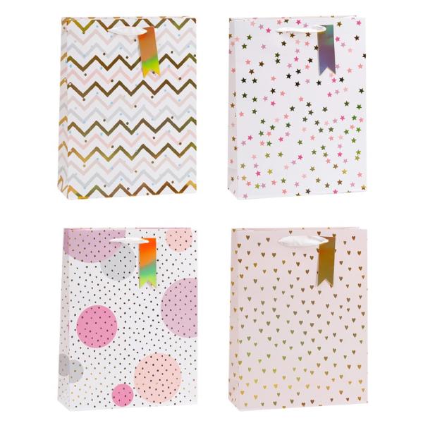 GIFT BAG PATTERNS EX 32X42X11.5CM 4A
