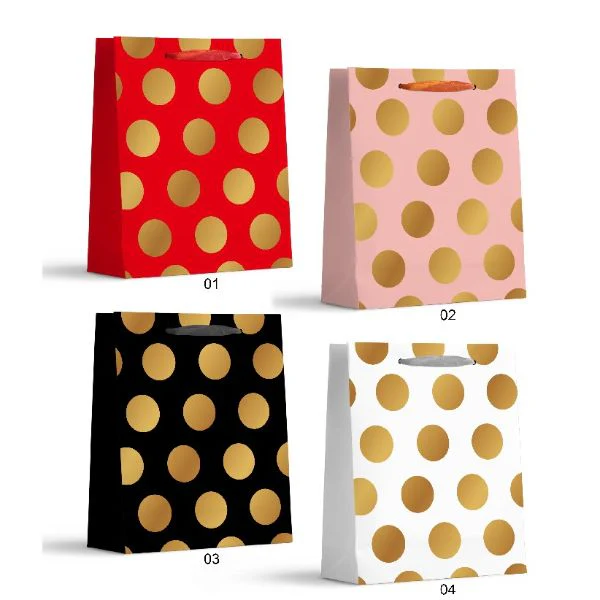 Polka Dots Large Gift Bag - 31cm x 40cm x 12cm