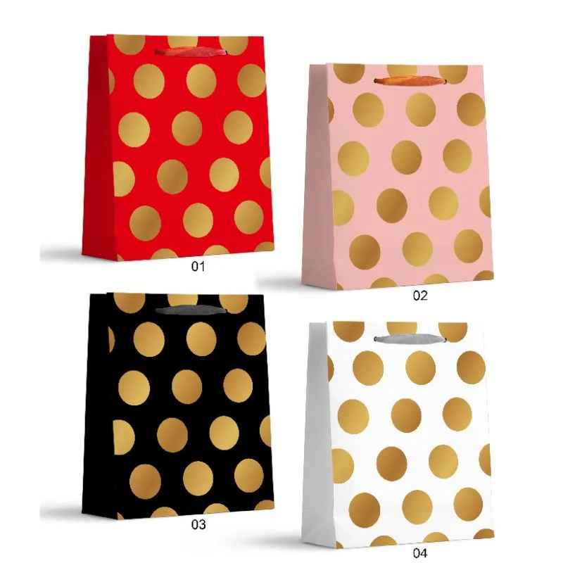 Polka Dots Medium Gift Bag - 18cm x 24cm x 8.5cm