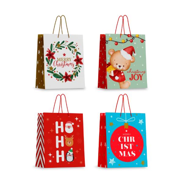 Xmas Basic 157gsm With Hook Gift Bag - XX Large
