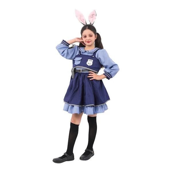 Rabbit Judy Girls Costume - 9 - 10 Years