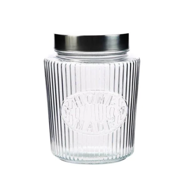 Glass Canister - 14.2cm x 18.9cm