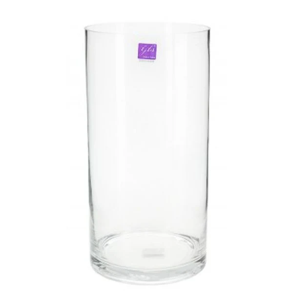 Glass Cylinder Vase - 15cm x 30cm