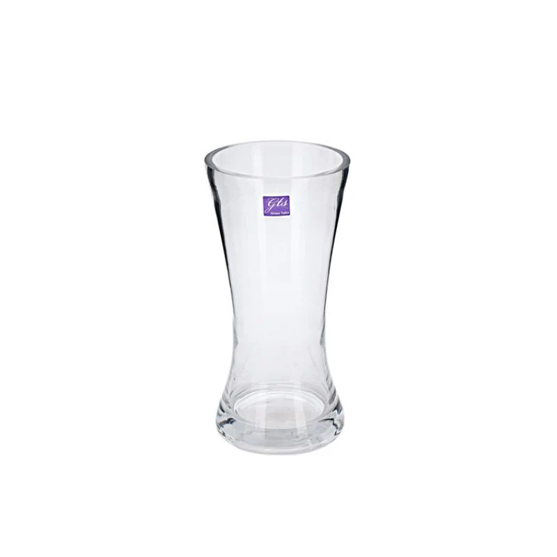 Flared Shape Glass Vase - 23cm