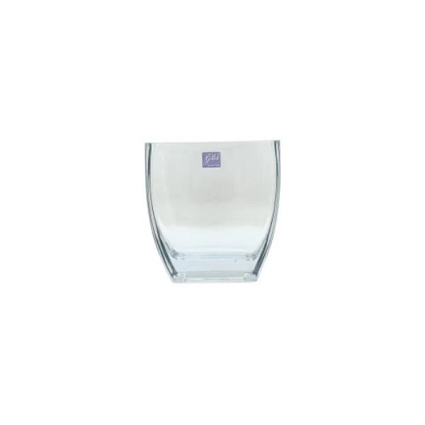 Flat Glass Vase - 6cm x 15.5cm