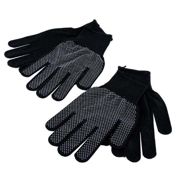 2 Pairs Black Gloves - Medium - Large - Image 2