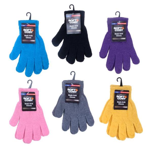 Kids Basic Knitted Gloves - Image 3