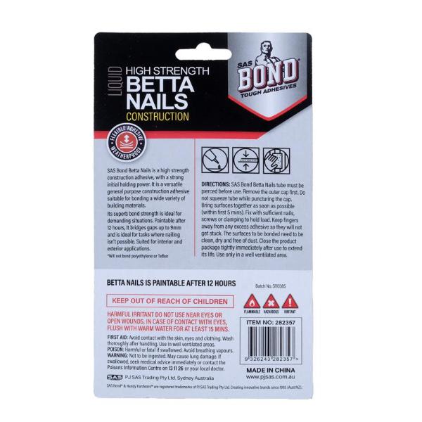 High Strength Dries Amber Glue Betta Nails - 45ml - Image 3