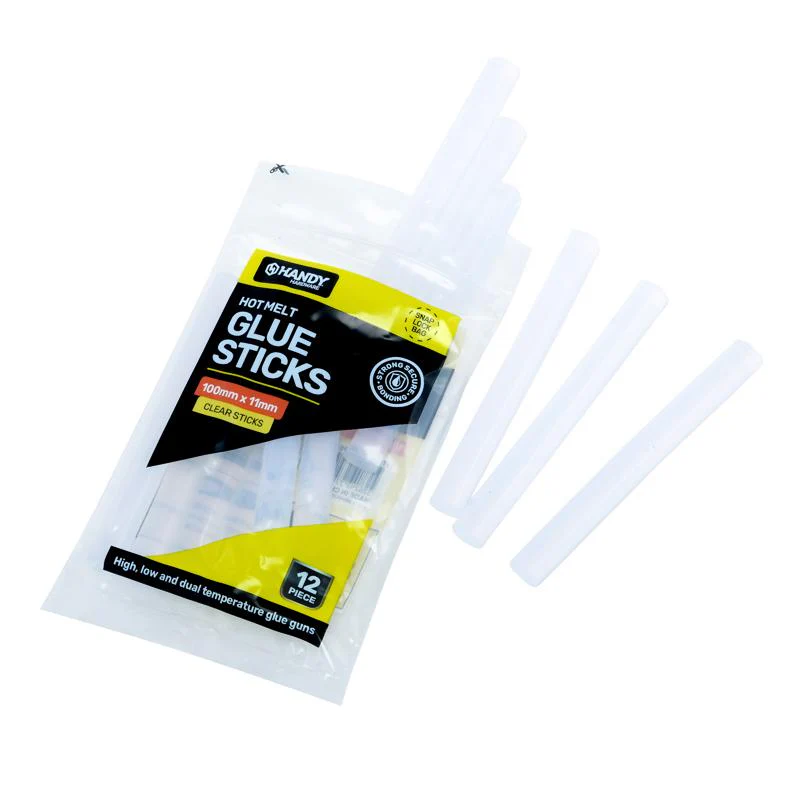 12 Pack Clear Hot Melt Glue Sticks - 10cm x 1.1cm - Image 2