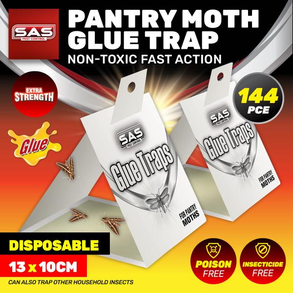 6 Pack White & Clear Glue Moth Trap - 13cm x 10cm - Image 6