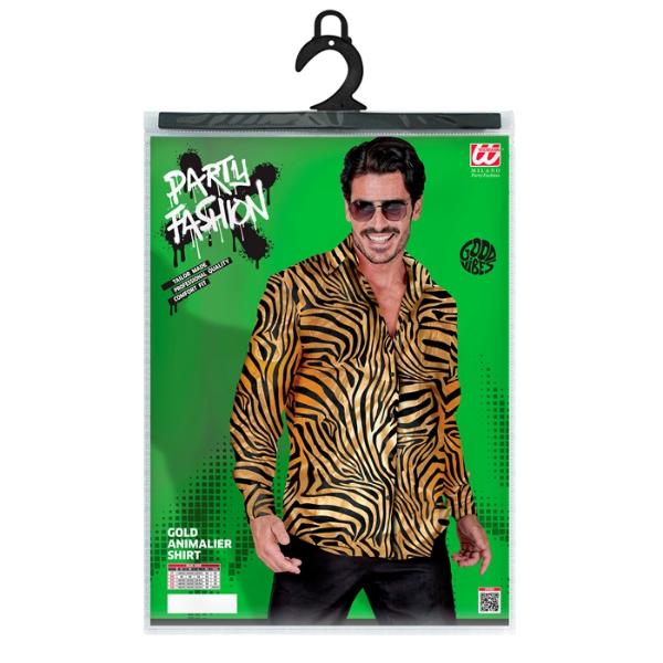 Gold Animalier Party Fashion Shirt - Large - X Large - Image 5