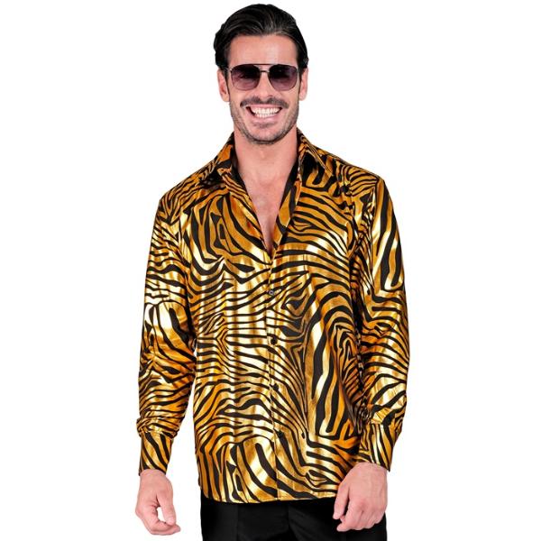 Gold Animalier Party Fashion Shirt - XX Large - Image 2