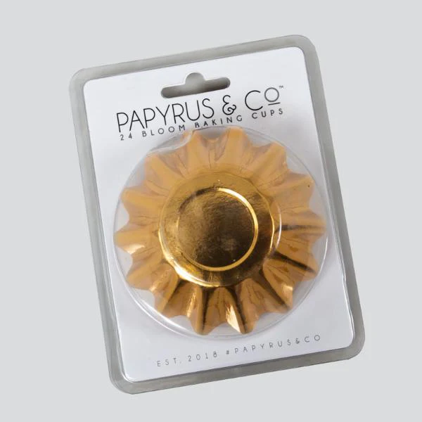 24 Pack Gold Bloom Baking Cups - Image 5