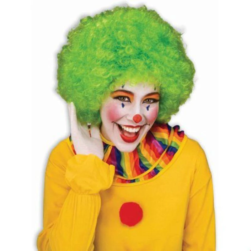 Green Afro Wig