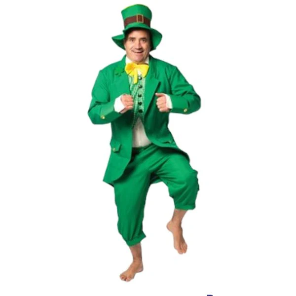 Green Irish Man Costume - One Size Fits Most