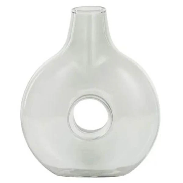Mint Gretel Glass Vase - 11cm x 5cm x 18cm