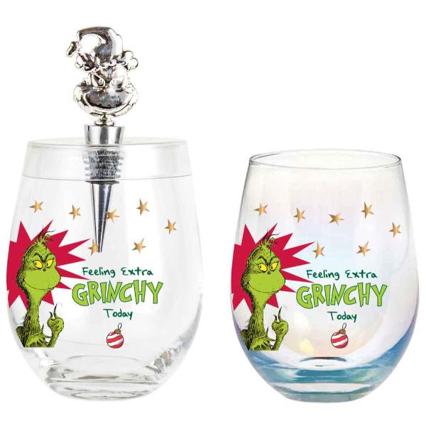 GRINCH SEASON STEMLESS WITH STOPPER