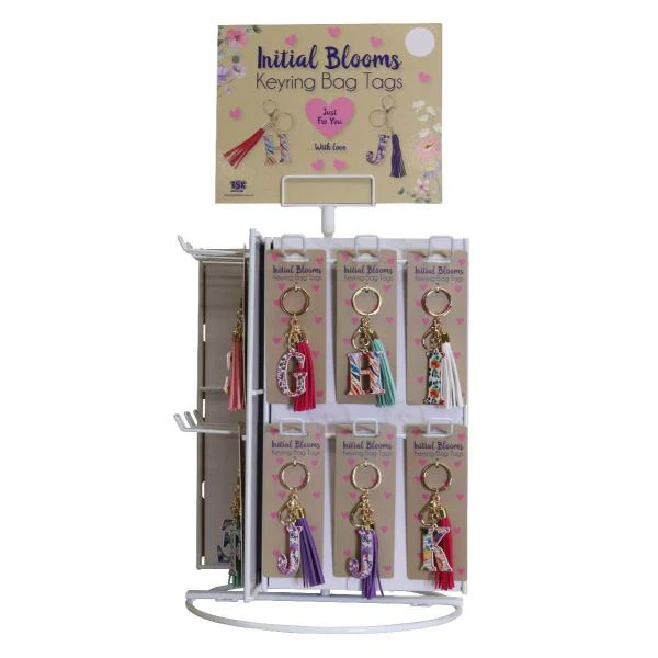 Initial H Blooms Keyring Bag Tags - Image 2