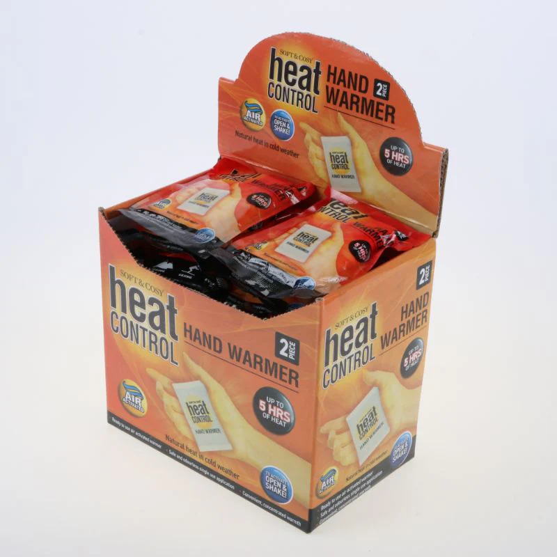 2 Pack Heat Control Single Use Hand Warmer - 9cm x 5.5cm - Image 4