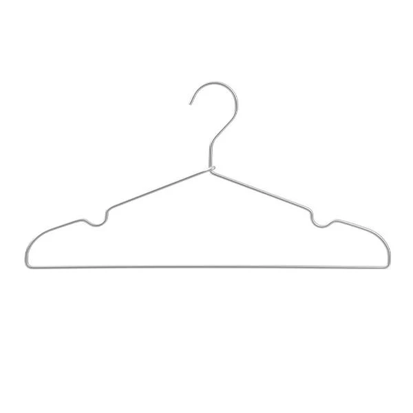 Boxsweden Silver Hangit Aluminium Clothes Hangers - 41cm - Image 2