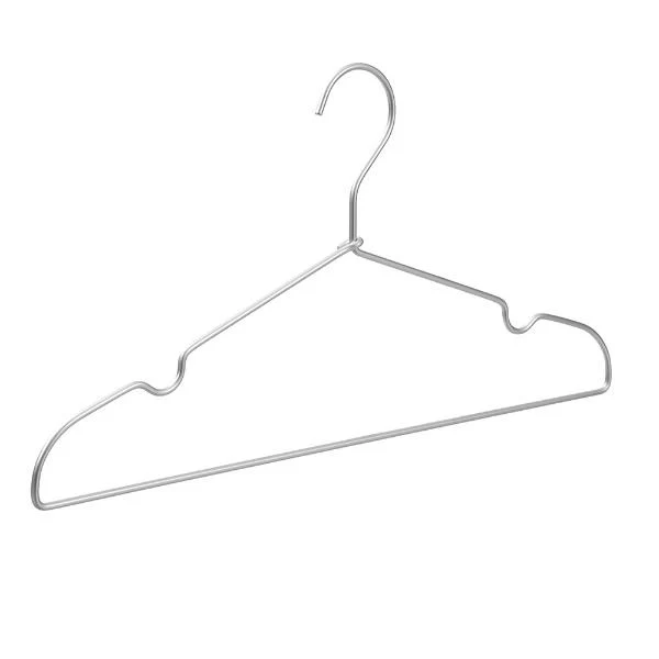 Boxsweden Silver Hangit Aluminium Clothes Hangers - 41cm - Image 3