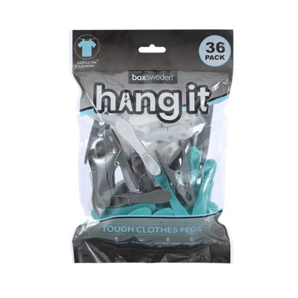 36 Pack Hang It Tough Clothes Pegs - Image 2