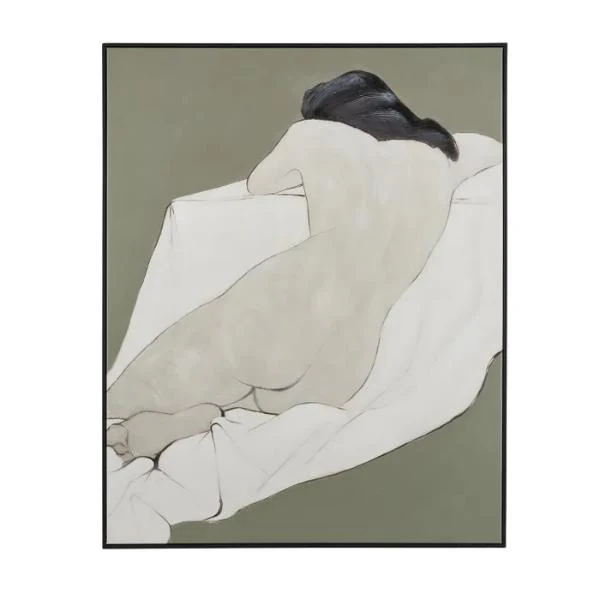 Black Harlow Oil Painting Frame - 80cm x 100cm