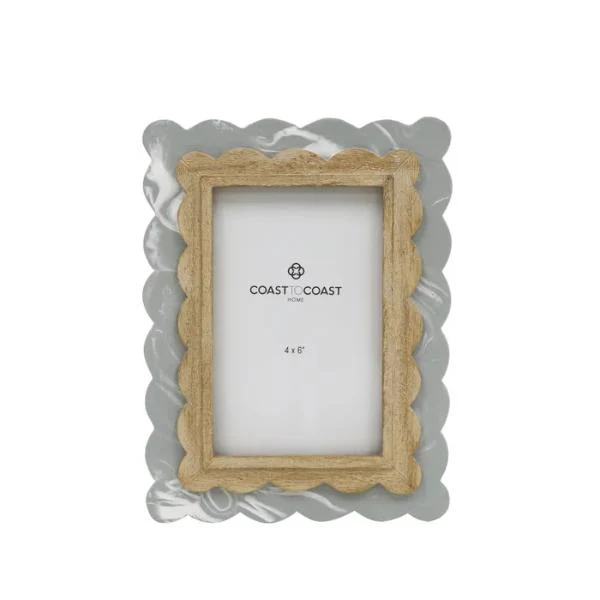 Harper Resin Mint Frame - 16.5cm x 21.5cm