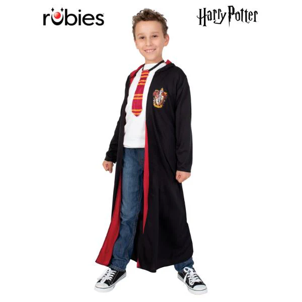 Harry Potter Kids Hooded Robe & Tie Set - 9 - 10 Years