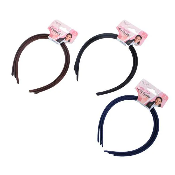 3 Pack Non Slip Headband - 16cm x 1cm - Image 3