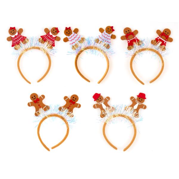 Christmas Gingerbread Man Novelty Headband