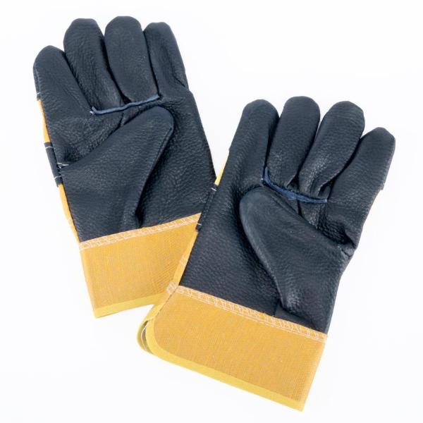 Heavy Duty Leather Gloves - 26cm - Image 2