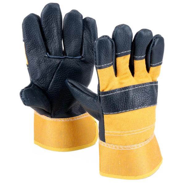 Heavy Duty Leather Gloves - 26cm - Image 4