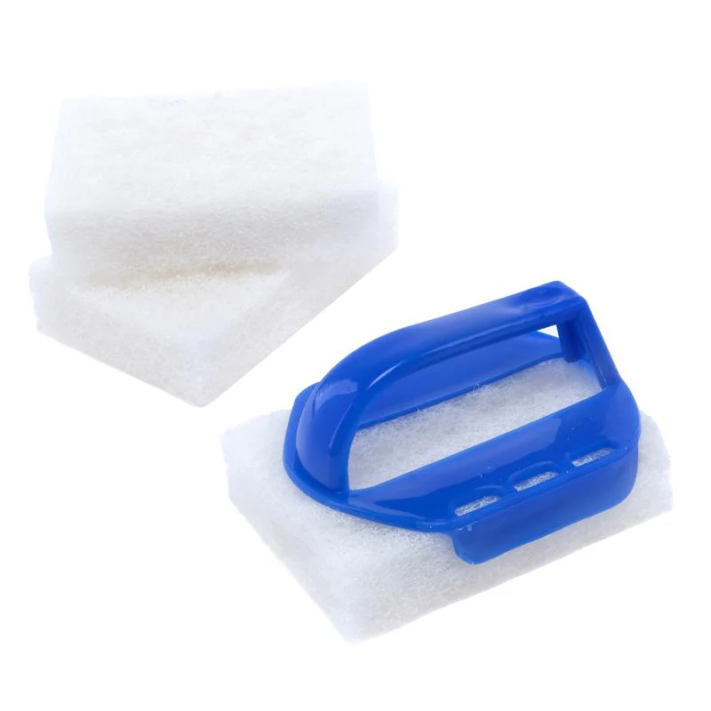 4 Pack Heavy Duty Scourer With Reusable Handle - 10cm x 7cm x 2.5cm - Image 4