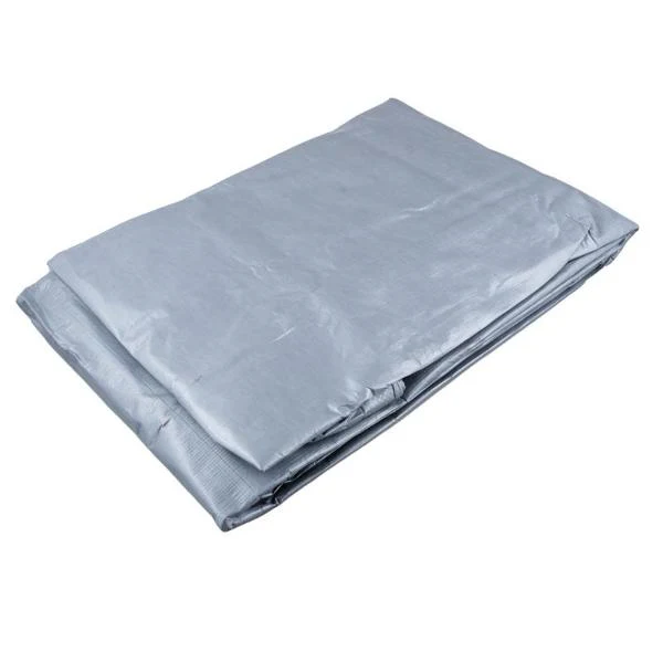 Grey Heavy Duty 130gsm Tarpaulin - 150cm x 210cm - Image 4