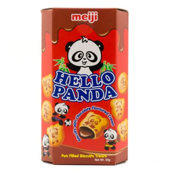 Hello Panda Chocolate Biscuit Treats - 50g
