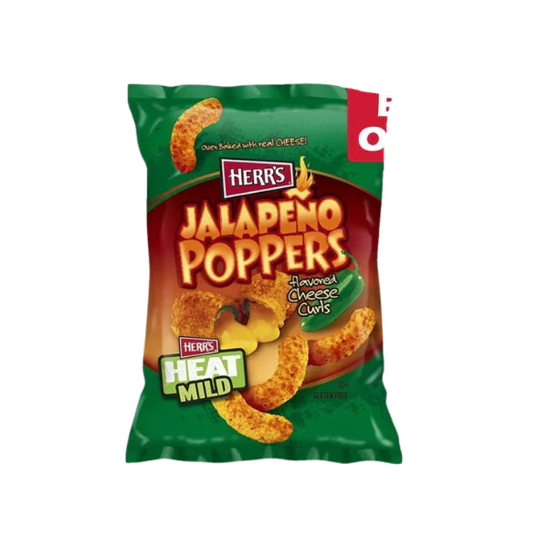 Herrs Mild Heat Jalapeño Poppers - 170g