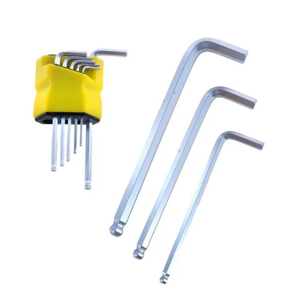 9 Pack Has Key Ball End Short L Handle Metric - Image 2