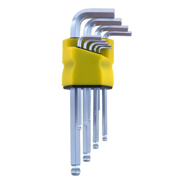 9 Pack Has Key Ball End Short L Handle Metric - Image 4