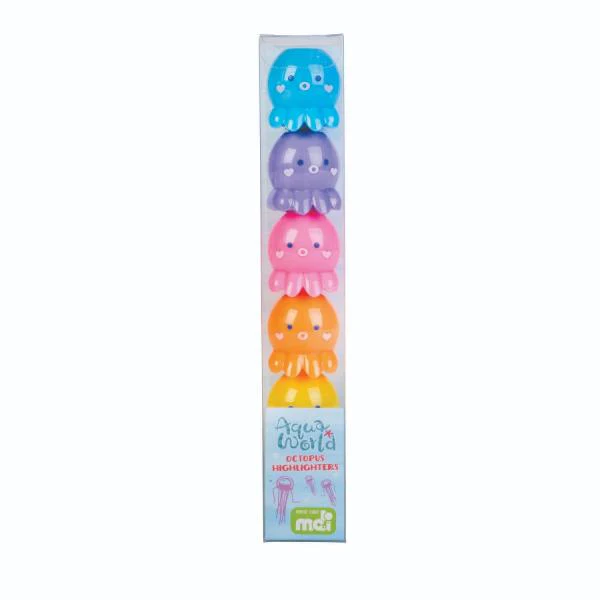 6 Pack Octopus Highlighters - Image 2