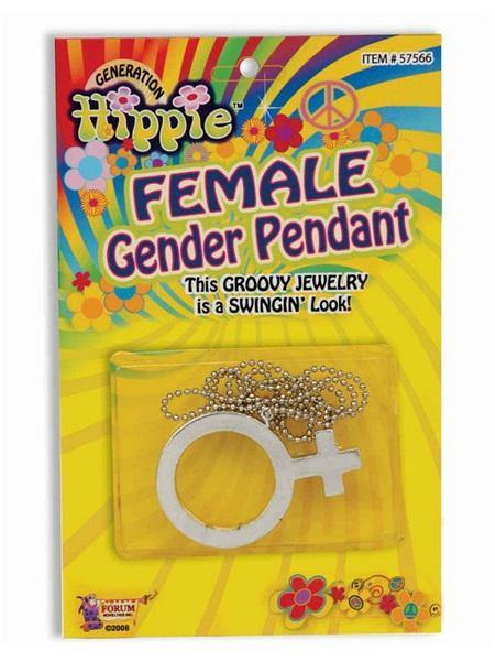 Hippie Female Gender Costume Pendant