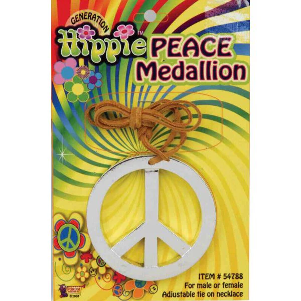 Hippie Peace Medallion