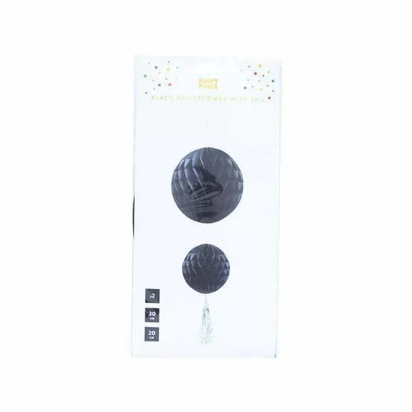 Honeycomb wTassel-Black - Image 2